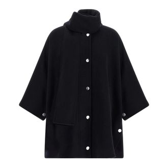 Pinko Pinko, Dames, Mantels, Blauw, Maat: M Wol
