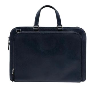 Prada Pre-owned Handbags, female, Blue, Size: ONE SIZE Pre-owned Business Bag