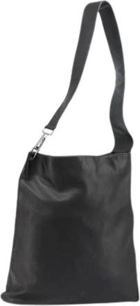 Gucci Pre-owned Vintage Schoudertas - Dames - Vintage Schoudertas - Zwart - ONE Size - Leer - Vintage