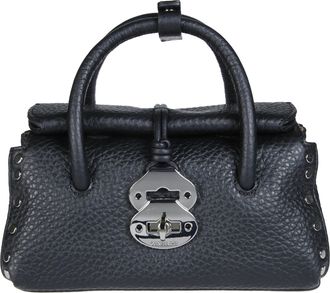 Zanellato Dotta Centauro Cylindrical Leather Handbag