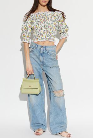 Dolce & Gabbana Jeans With vintage Effect, Womens, Blue