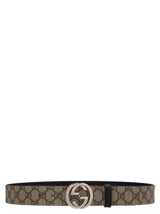 Gucci Beige GG Supreme Belt