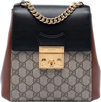 Gucci Pre-owned Gucci GG Supreme Padlock Backpack Ladies 3GJQZ3SC195YMRA7