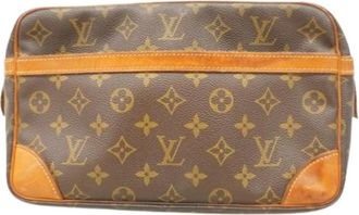 Louis Vuitton Pre-owned Clutches, female, Brown, Size: ONE SIZE Pre-owned Clutch