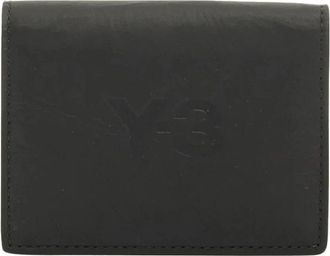 Yohji Yamamoto Kaarthouder - unisex - Portefeuilles - Zwart - ONE Size - Leer - Accessoires