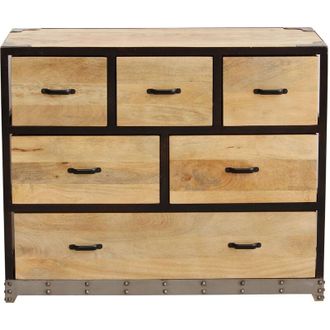 Miliboo C&oacute;moda Industrial Madera Maciza Industria