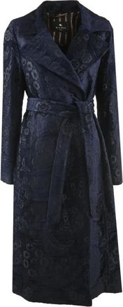 Etro Donna, Cappotti, Blu, S, new