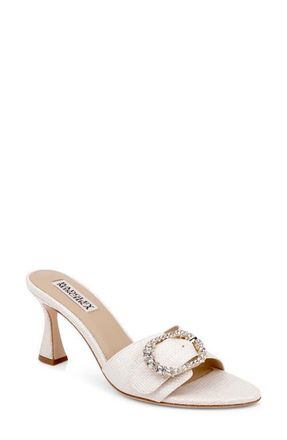 Badgley Mischka Odetta Sandal in Chalk at Nordstrom, Size 5.5