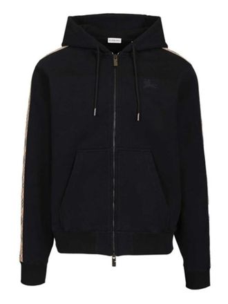 Burberry Navy Blue Cotton Hoodie