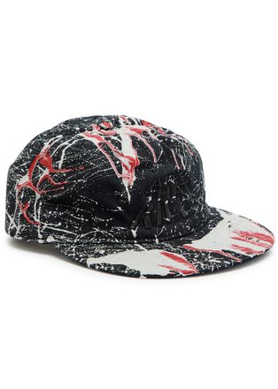 Gallery Dept. Paint-splatter Cotton cap - Black - One Size