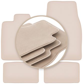 OEM Tappetini Beige Premium Per: Porsche Taycan Berlina 2020