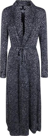 SAPIO Abrigo Largo Devor&eacute; Estampado - Dresses - Mujer - Multicolor - XS