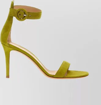 Gianvito Rossi buckle open toe suede sandals