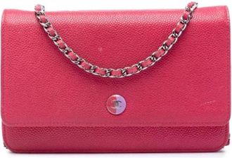 Chanel Pre-owned Vintage Crossbody Bag - Dames - Vintage Schoudertas - Roze - ONE Size - Vintage