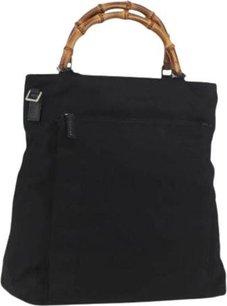 Gucci Pre-owned Handbags, female, Black, Size: ONE SIZE Pre-owned Vintage Hand Bag