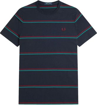 Fred Perry T-shirts - Heren - T-shirts - Blauw - XL - Katoen - Tops