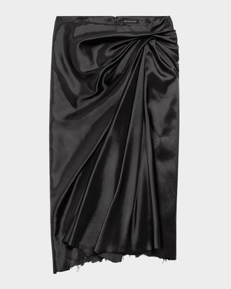 Balenciaga White stretch bouclè skirt from $1,603.00 - on