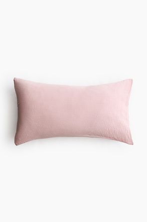 H&M Kopfkissenbezug aus Baumwollmusselin - Pink