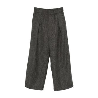Dries Van Noten Wide Trousers, male, Gray, Size: L Wide Trousers