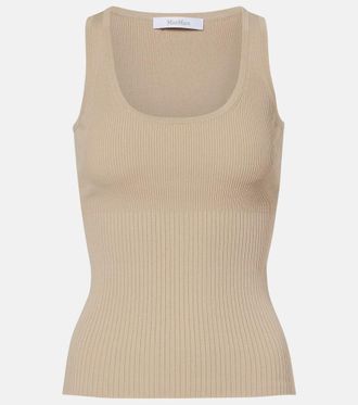 Max Mara Tank top acanalado