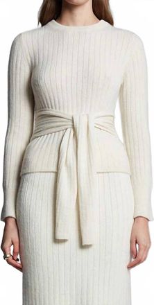 Eleven Six Womens Alaiya Sweater In Ivory