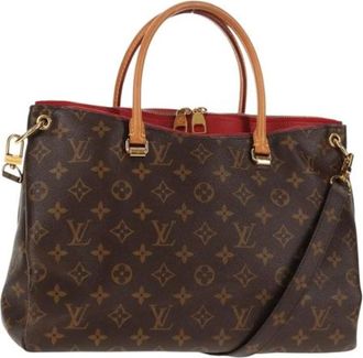 Louis Vuitton Pre-owned Handbags, female, Brown, Size: ONE SIZE Pre-owned Canvas Handbag