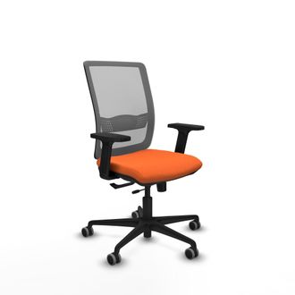 Piqueras y Crespo Piqueras-y-crespo Silla Ergon&oacute;mica Haches Naranja Confort Oficina