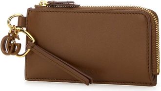 Gucci Womens Case Card Brown Leather Cases