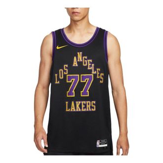 Nike Dri-FIT NBA Luka Doncic 2023/24 Los Angeles Lakers City Edition Swingman Jersey Black DX8506-014