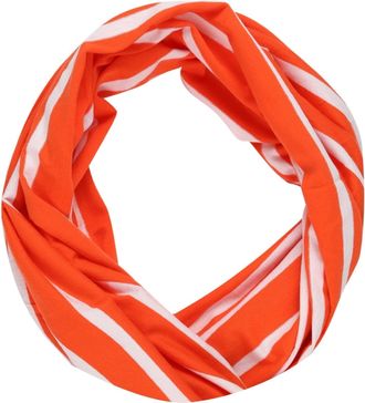 Regatta Womens Ladies Shaila Coolweave Cotton Strip Jersey Scarf