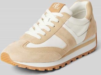 Lauren Ralph Lauren Sneaker mit Label-Badge Modell DANI in Sand, Gr&ouml;&szlig;e 40