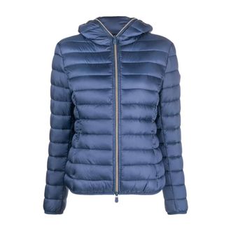 Save The Duck Dames, Jassen, Blauw, Maat: XL Leer