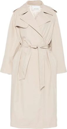 Frankie Shop Riva Cotton Trench Coat
