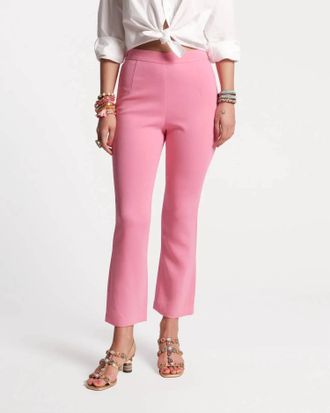 Frances Valentine Quincy High Rise Pant In Pink