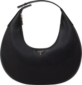 Guess Evie Schoudertas - Dames - Handtassen - Zwart - ONE Size - Polyester - Tassen