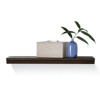 Frontgate Hunter Wood Wall Shelves - Stone Gray - Frontgate