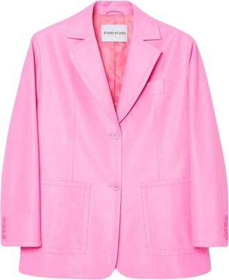 Stand Studio Keeva Blazer - Dames - Blazers - Roze - 2XS - Jassen
