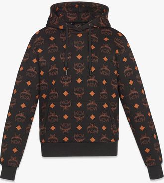 MCM Maxi Monogram Print Hoodie In Organic Cotton