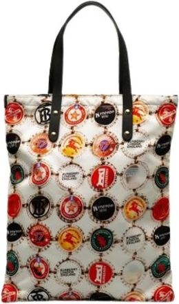 Burberry Pre-owned Tote Bags, female, Multicolor, Size: ONE SIZE Pre-owned Nylon Tote Bag