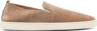 Henderson Baracco suede sneakers - men - Calf Suede/Calf Leather/Rubber - 41.5 - Neutrals
