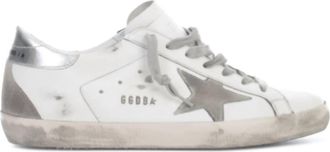 Golden Goose Womens Super Star Metal Sneaker In White