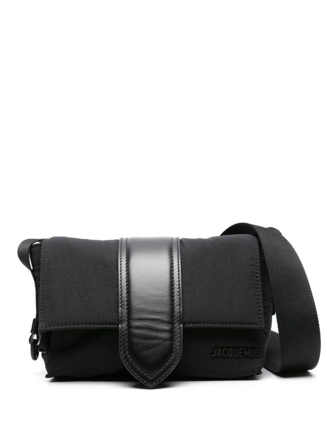 Le Petit Bambino crossbody bag - men - Cotton/Nylon/Leather - One Size - Black