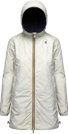 K-Way Sophie Plus. 2 Reversible Jacket - Dames - Regenjassen - Beige - XS - Nylon - Jassen