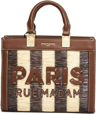 Rue Madam Tangeri Mini Tote - Dames - Shoppers - Beige - ONE Size - Leer - Tassen