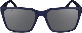 Lacoste Occhiali da sole con logo goffrato - Blu