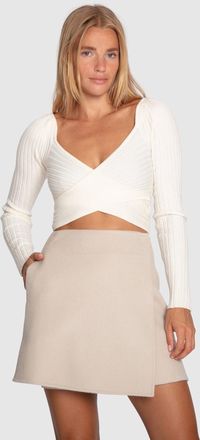 Belle & Bloom Free Bird Wool Blend Wrap Skirt