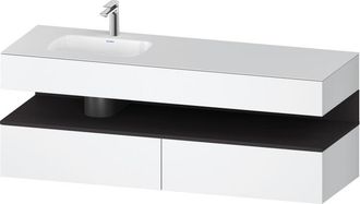 Duravit Qatego Lavabo Encastrado Con Base De Lavabo Consola, - Duravit
