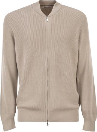Brunello Cucinelli Zipped Cotton Cardigan