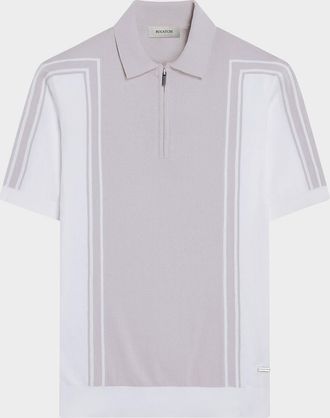 Bugatchi Men & apos;s Quarter-Zip Polo Sweater