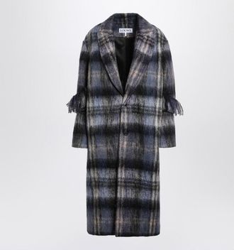 Loewe Checked Coat In And Blend